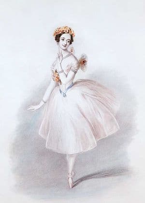 Marie Taglioni in La Sylphide, 1832 lithograph