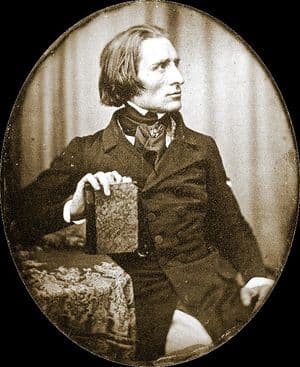 Franz Liszt, portrait photograph