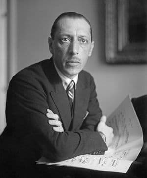 Igor Stravinsky, portrait photograph