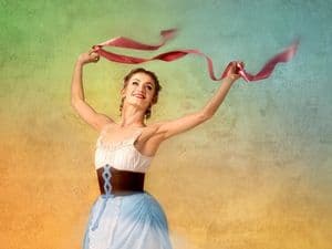 La Fille mal gardée production image