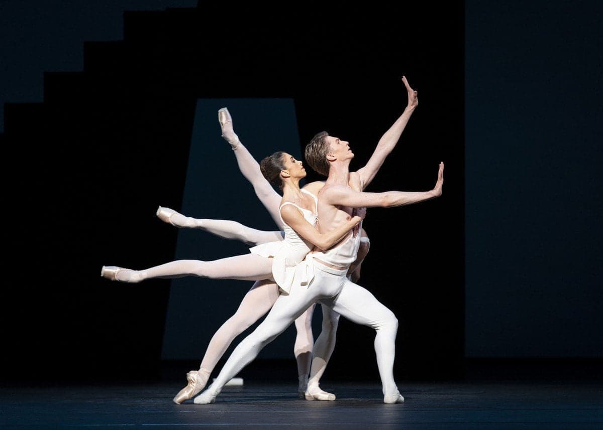 Vadim Muntagirov, Yasmine Naghdi, Anna Rose O'Sullivan and Mayara Magri in Apollo, The Royal Ballet