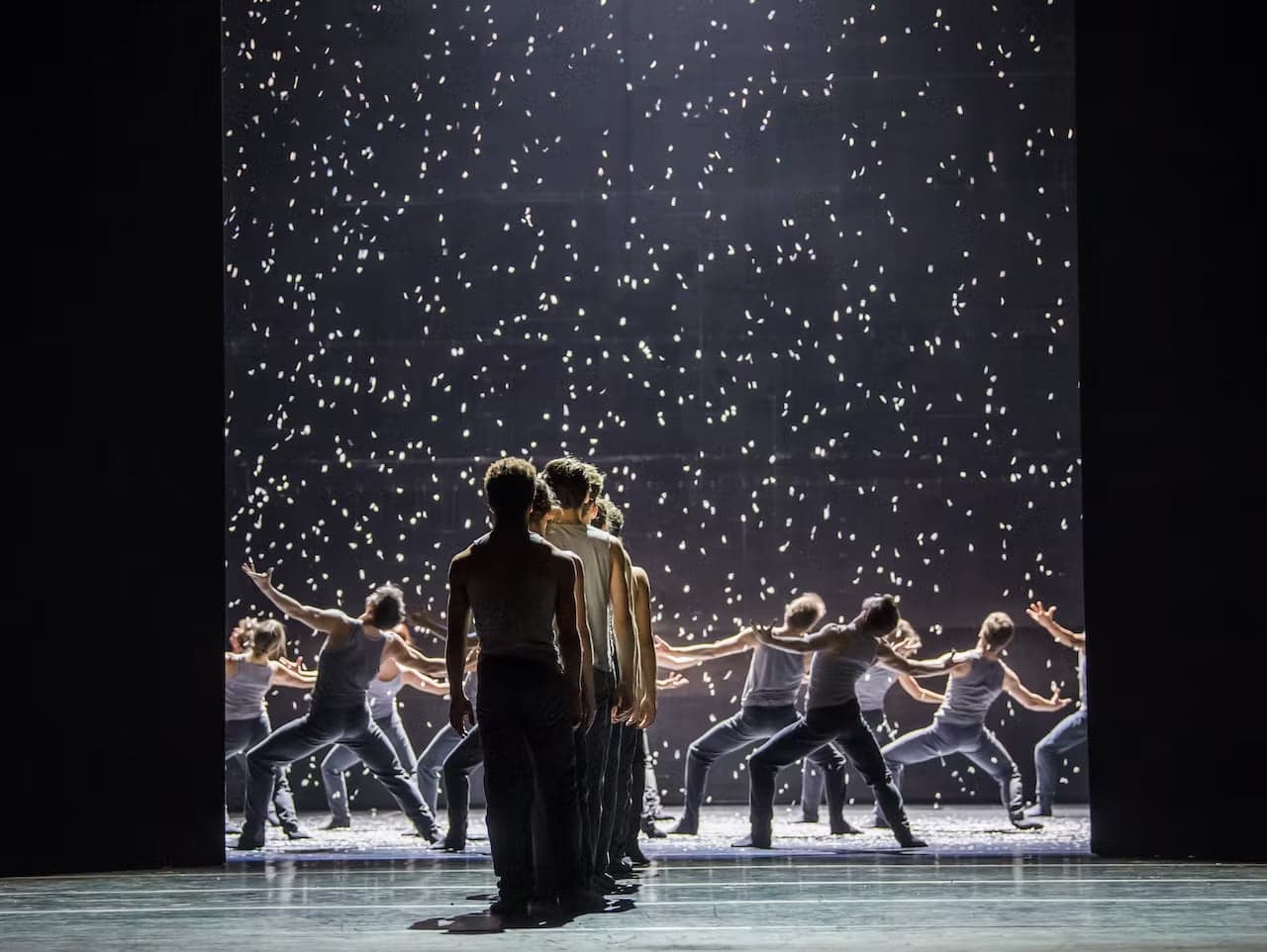 Artists in Crystal Pite's Flight Pattern, The Royal Ballet